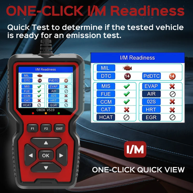 OBD2 Scanner Live Data Professional Mechanic OBDII Diagnostic Code Reader - Image 5